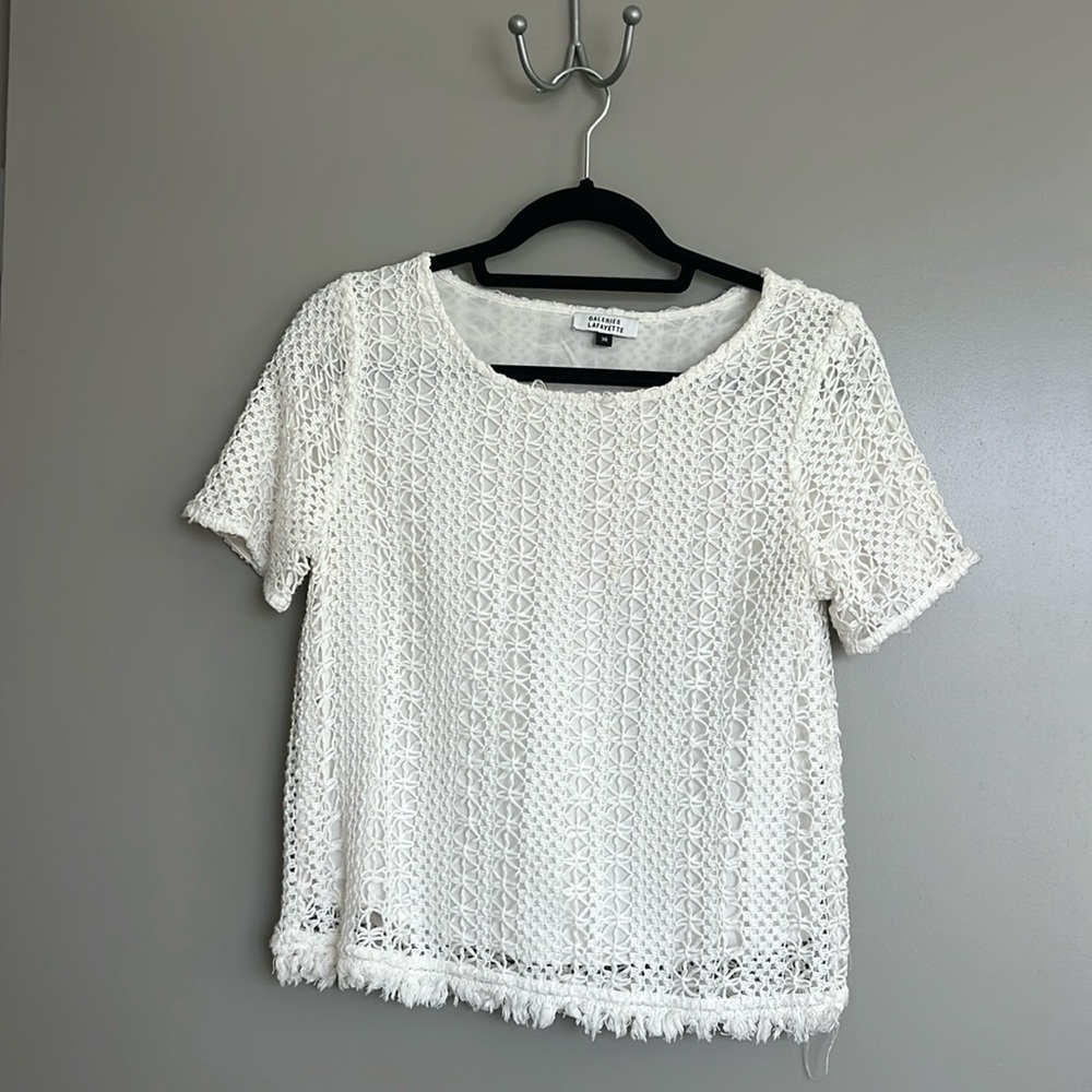 Galeries Lafayette, Paris Knit Blouse